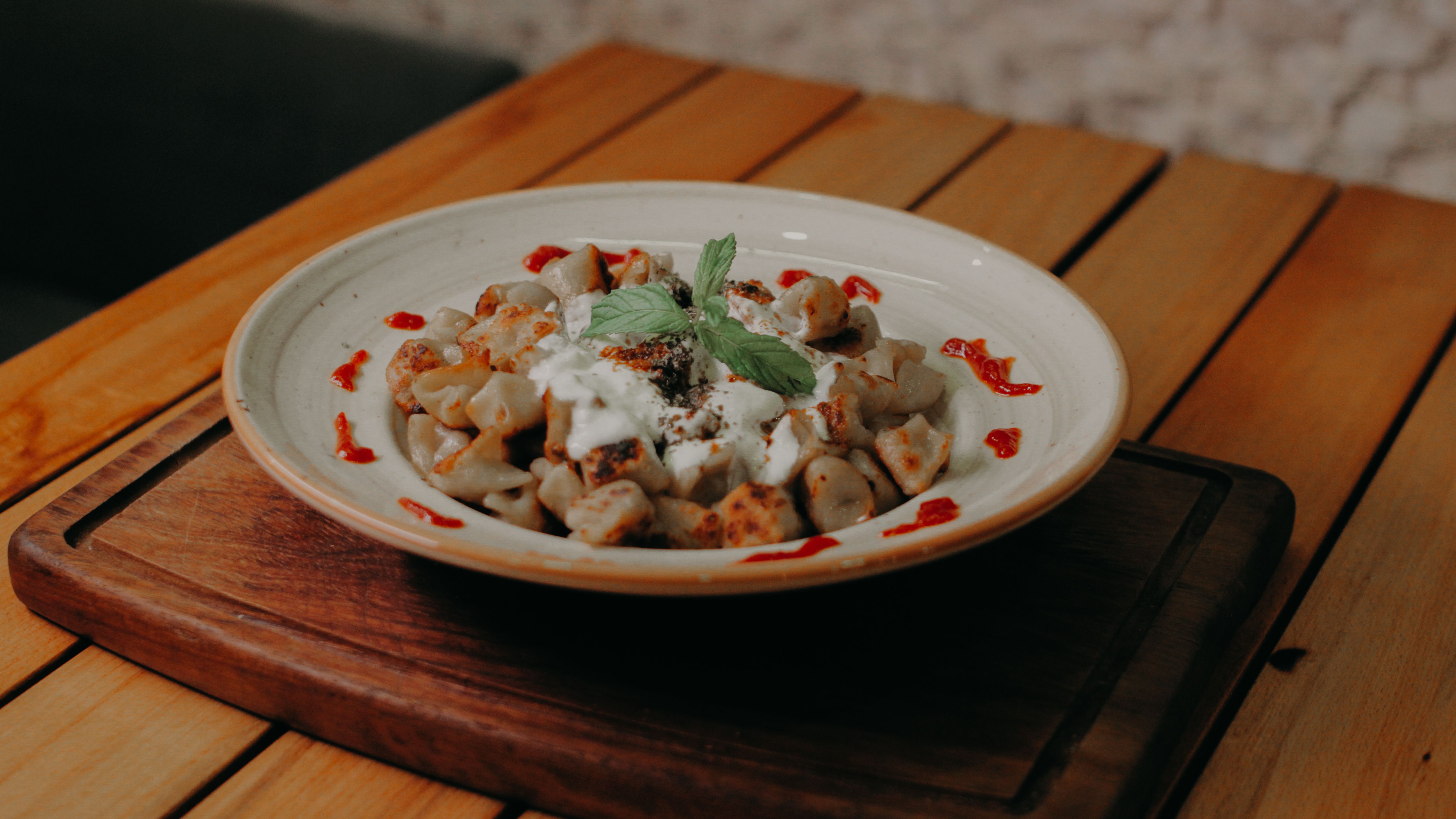 Roasted Garlic Gnocchi with Fresh Basil