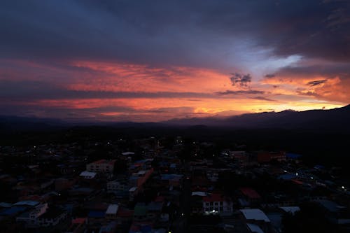 atardecer, kolombiya, köy içeren Ücretsiz stok fotoğraf