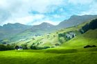 Last saved item: green alpine slopes — photo by Jakub Zerdzicki on Pexels