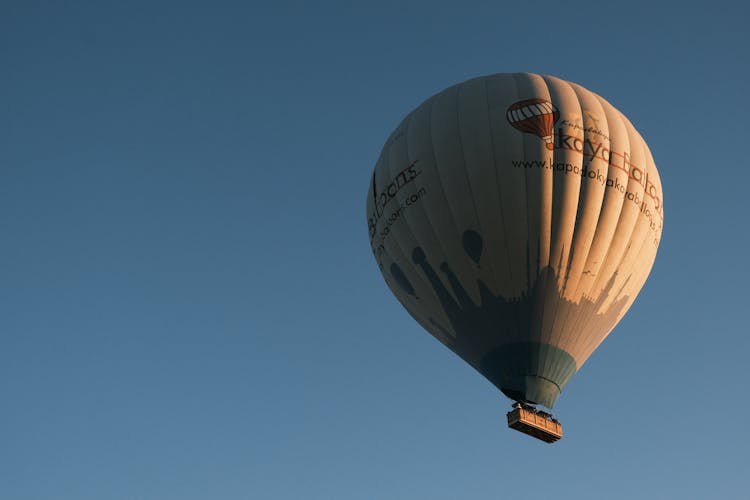 White Balloon In Air