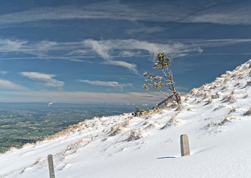 Captivating view from Rigi Kulm showing snow-covered slopes and vast landscapes under a clear sky.