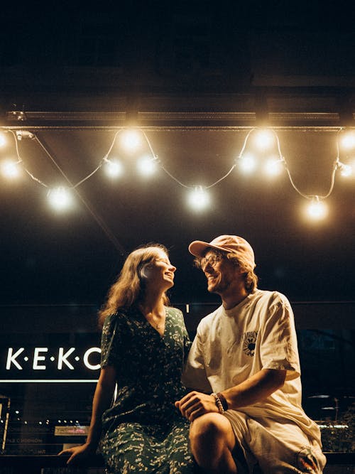 Couple Sitting in a Bar