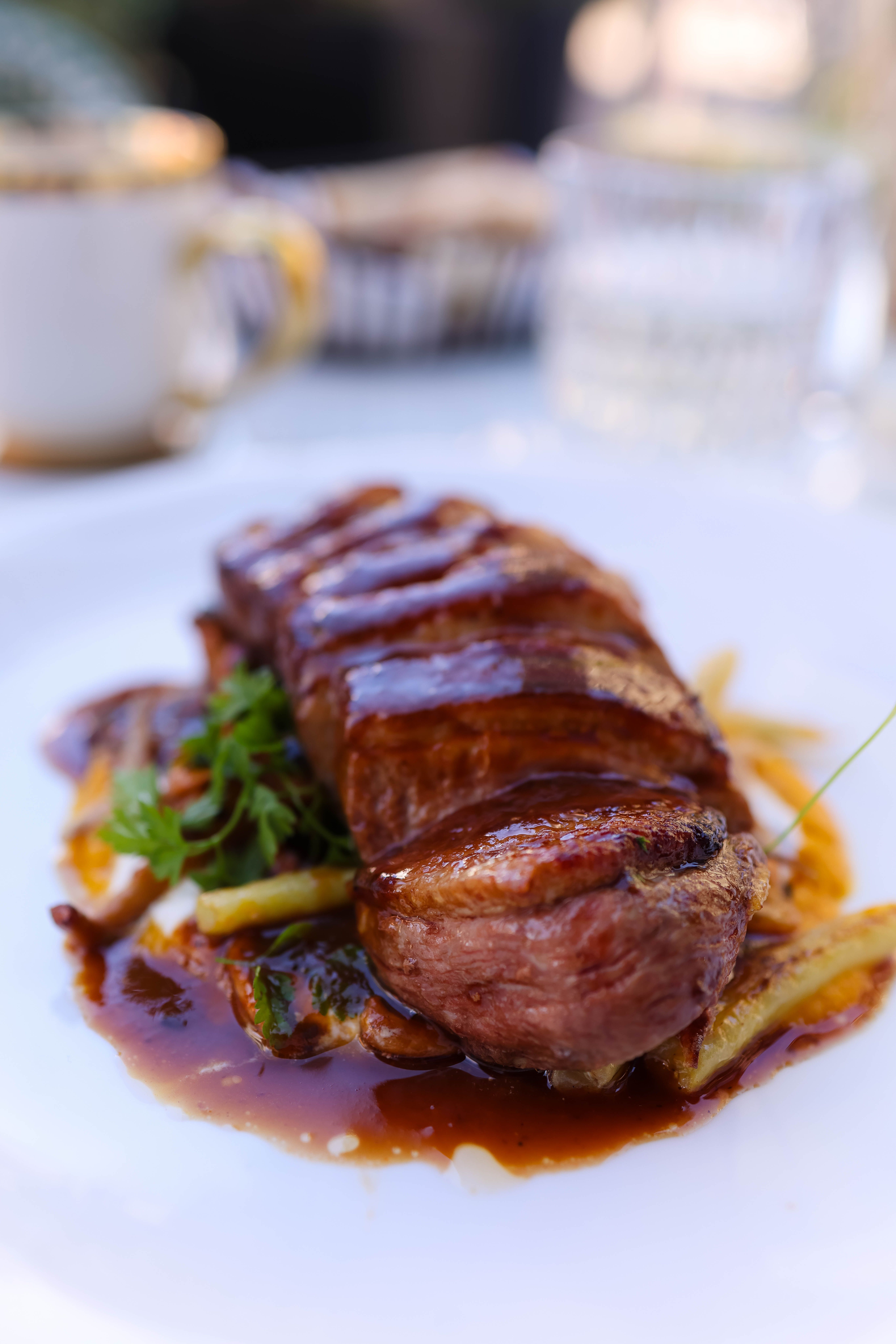 Roast Smoked Duck and Braised Cabbage