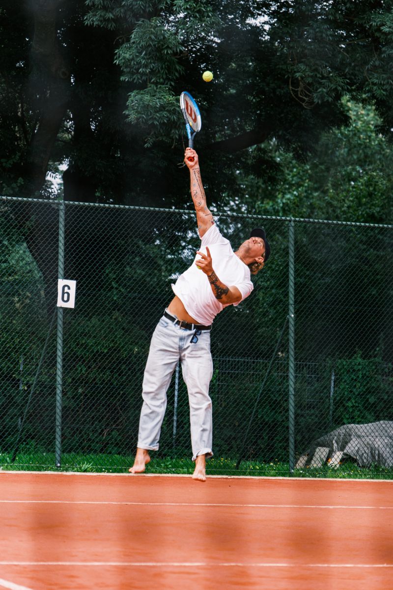 Tennis footwork drill