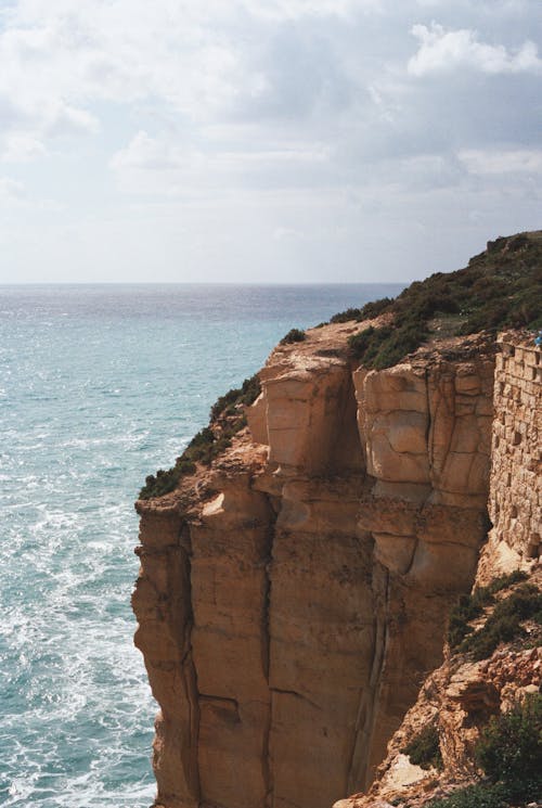 Cliff on Sea Shore