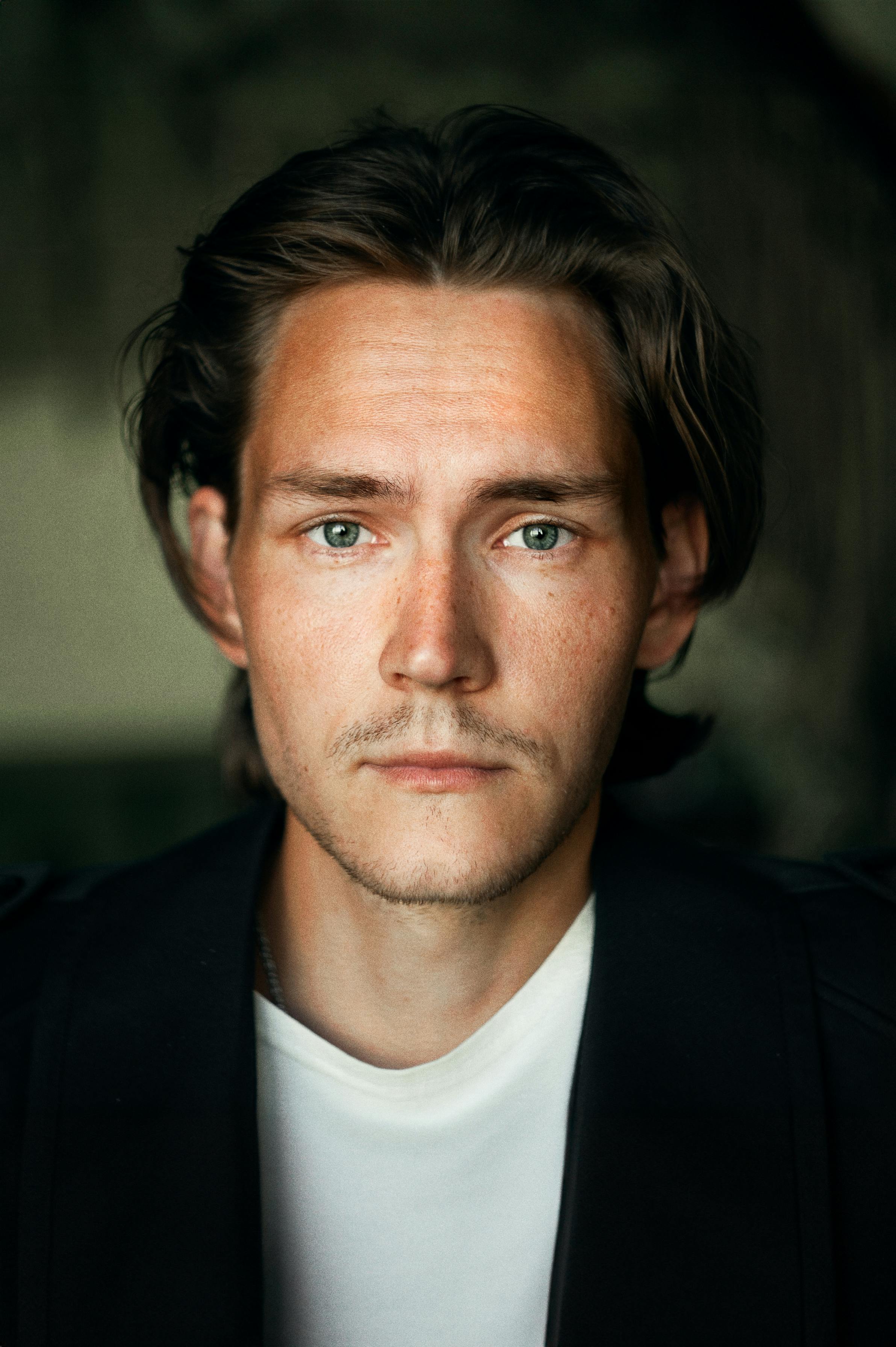 Man with Back Slide Hairstyle · Free Stock Photo