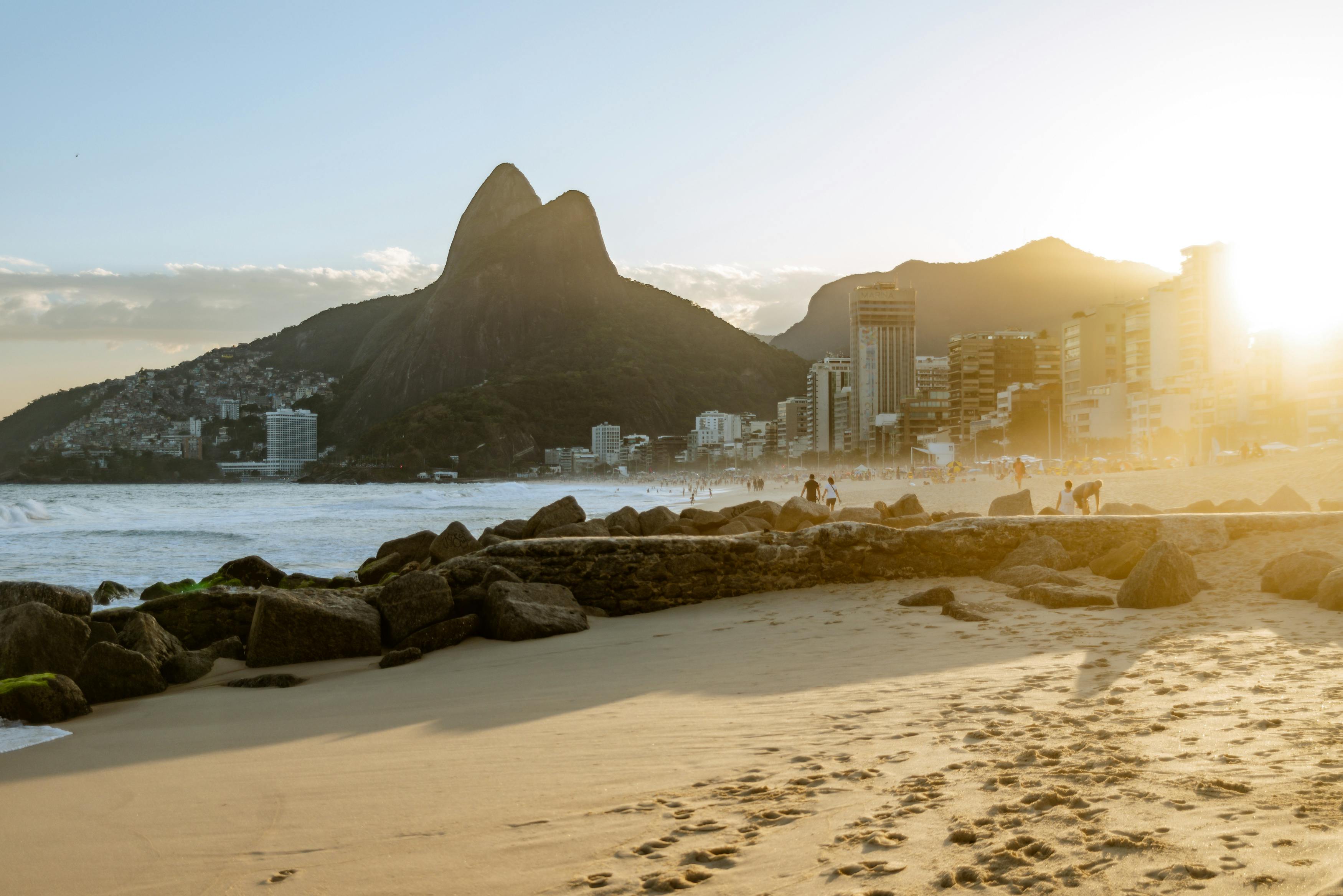 Copacabana Beach and Ipanema Wall Decal - WallMonkeys.com – Wallmonkeys