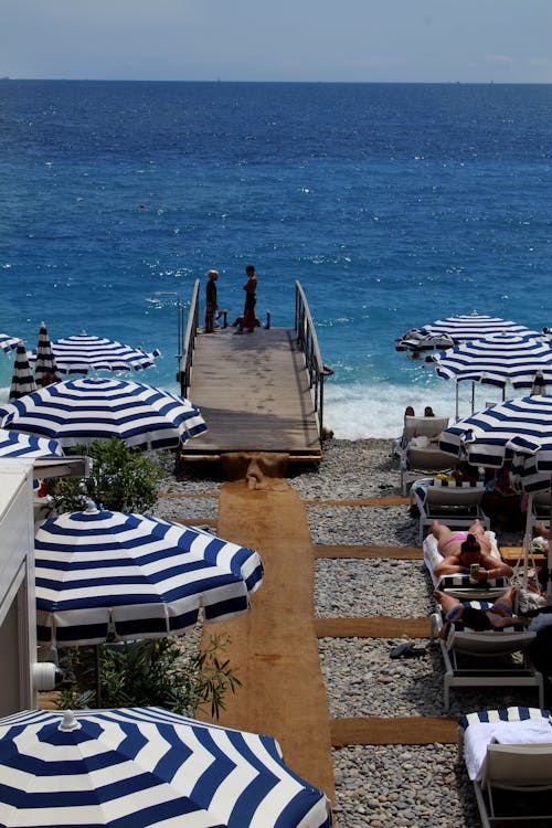 Gratis stockfoto met Frankrijk, op het strand, strand achtergrond