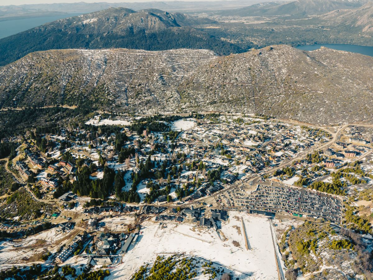 San Carlos de Bariloche desde el lago
