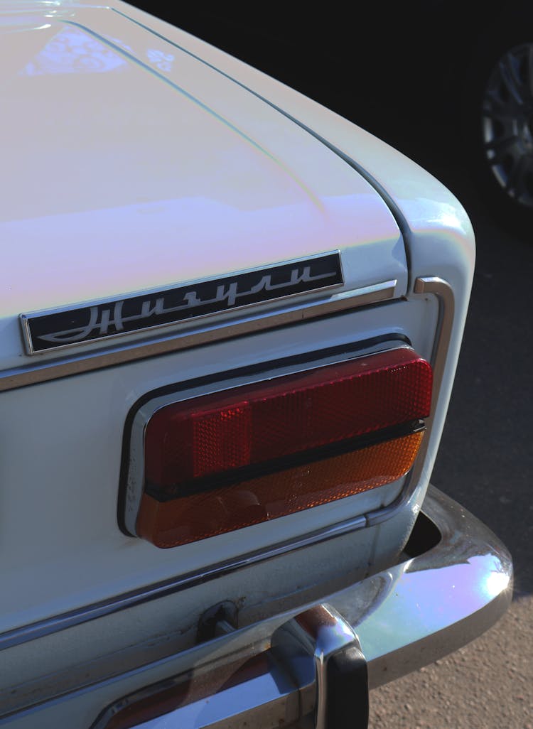 Taillight Of Vintage Car