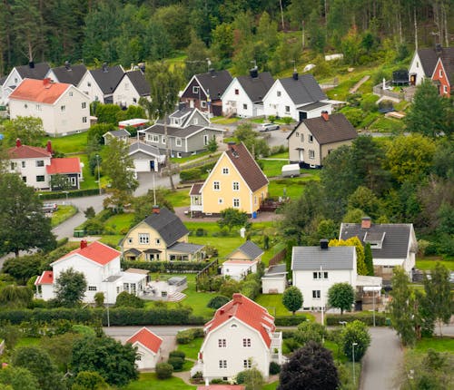 Kostnadsfri bild av by, byar, byggnader