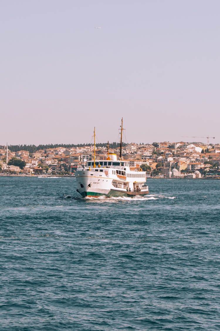 Ferry Sailing In Istanbul