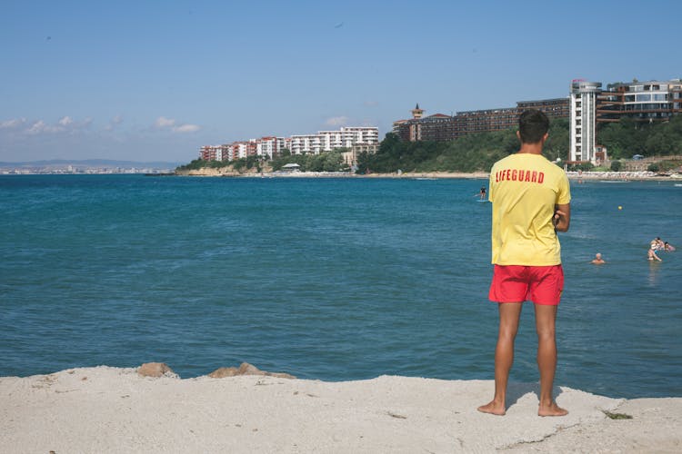 Lifeguard On A Beach 