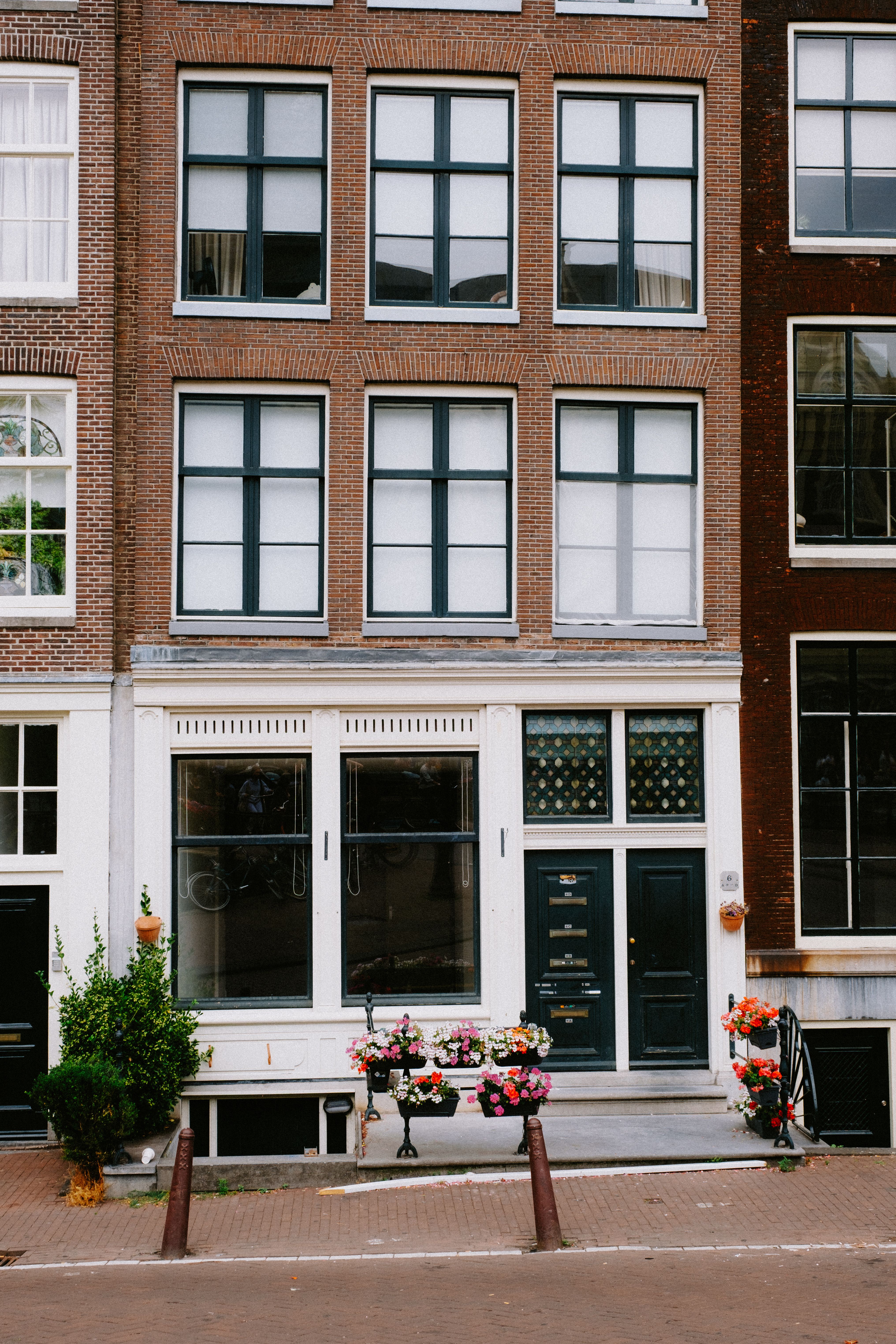 Facade of an Refurbished Townhouse · Free Stock Photo