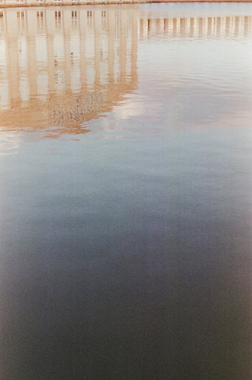 Building Reflection in Water Surface