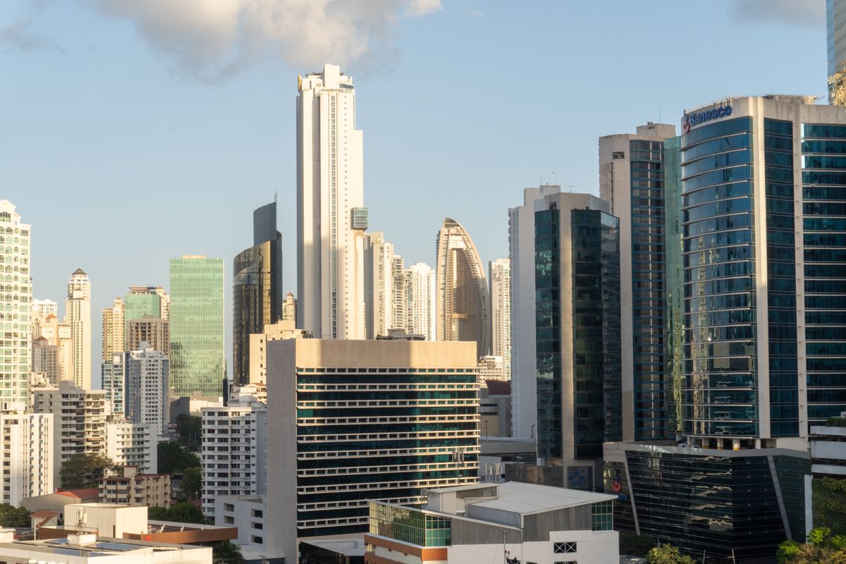 Rascacielos del distrito financiero de la Ciudad de Panamá