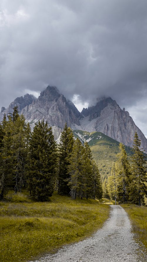 Scenic Mountainous Landscape with a Footpath 