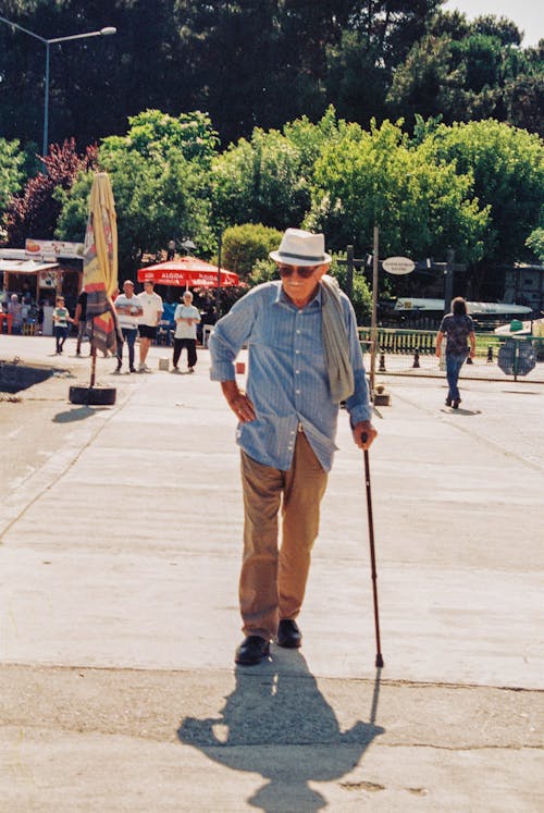 Imagine de stoc gratuită din aparat foto, baston, bunic