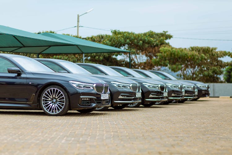 Display Of New Cars