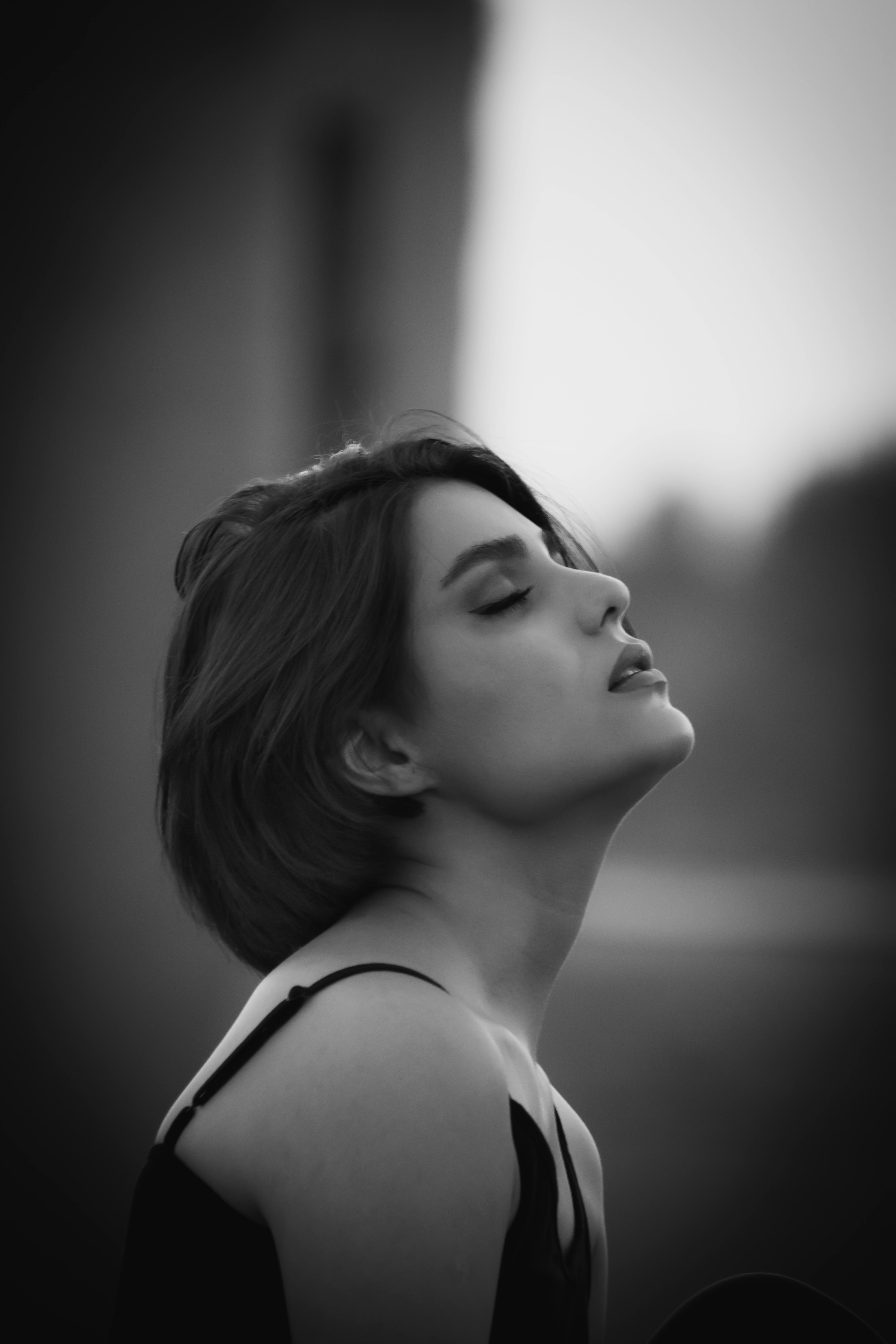 Sexy Short Haired Woman Wearing Apron · Free Stock Photo