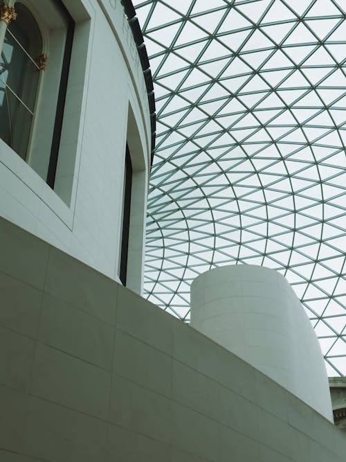 A Contemporary Building with a Glass Roof 