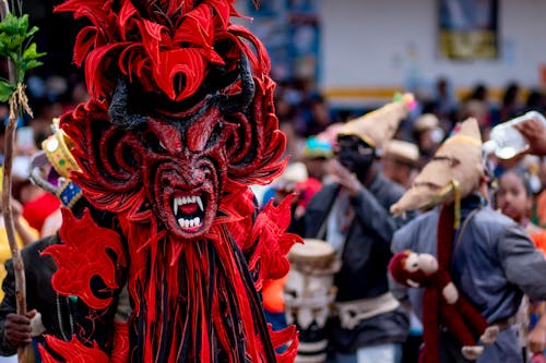 Person in Costume in Parade