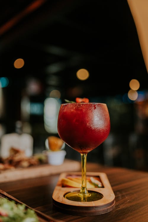 Cocktail on Tray