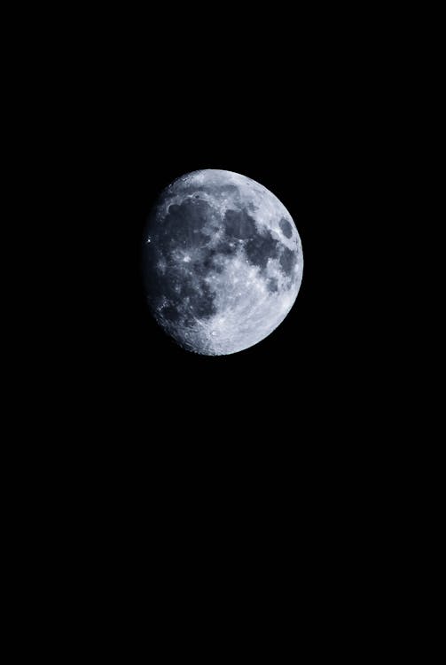 Foto stok gratis astronomi, background hitam, bulan