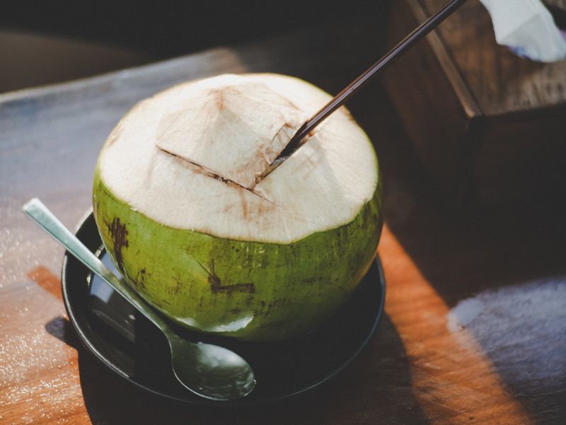Fresh coconut palm South India coconut sugar source