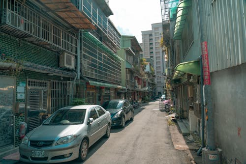 Narrow Alley in a City 