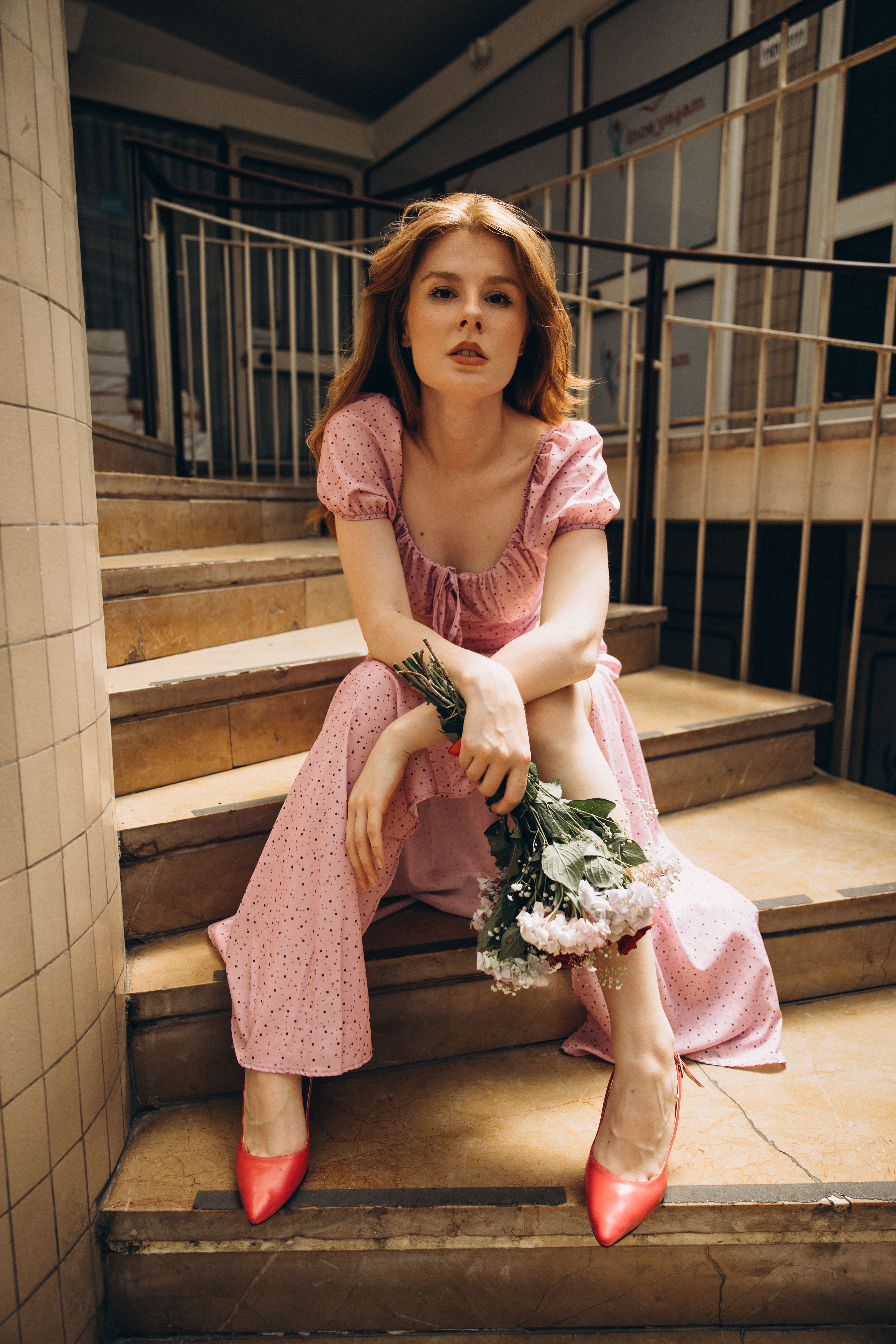 Pink Dress With Red Shoes Photos, Download The BEST Free Pink Dress With Red  Shoes Stock Photos & HD Images