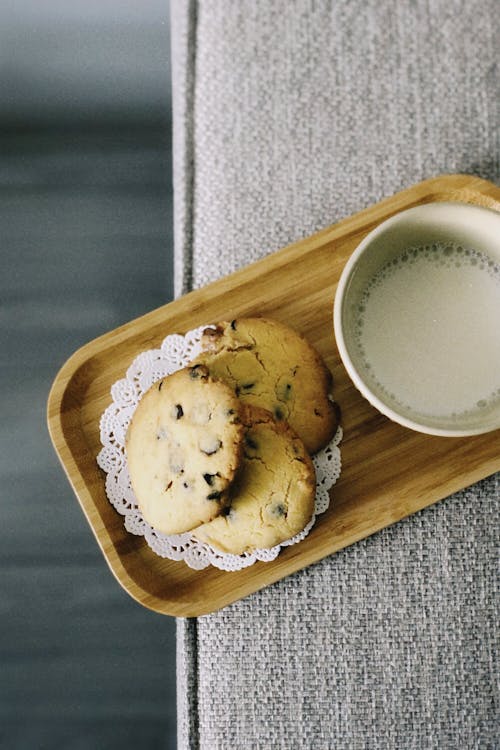 Kostenloses Stock Foto zu becher, cookies, essensfotografie