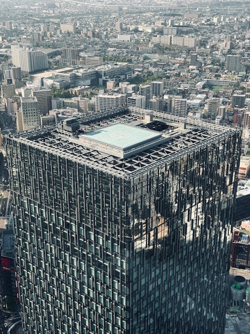 Helipad on the Rooftop of a Skyscraper