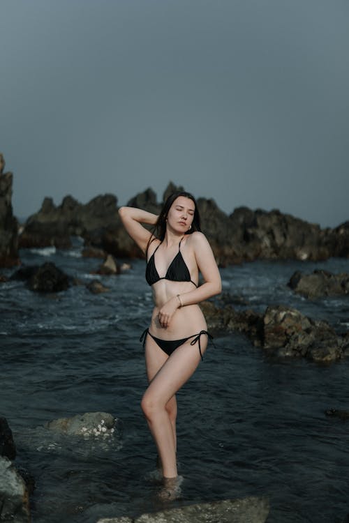 Kostnadsfri bild av bikini, Framställ, hav