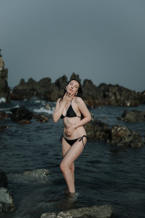 Kostnadsfri bild av bikini, Framställ, hav