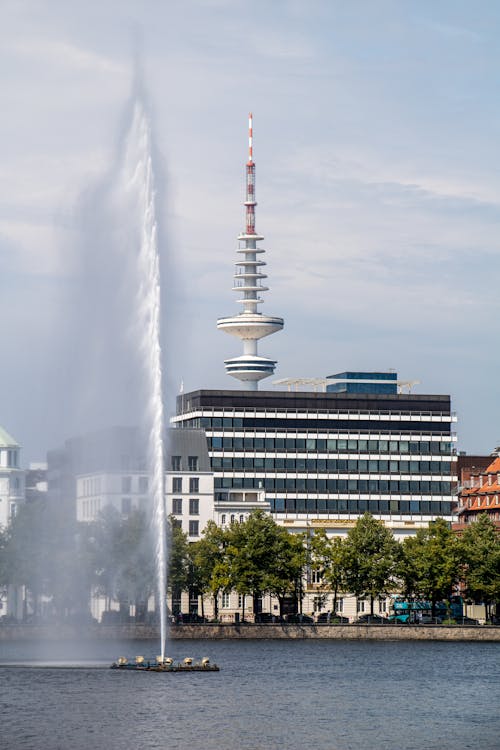 Alster Fountain in Hamburg