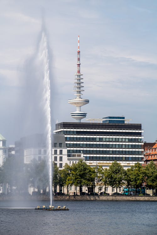 Foto profissional grátis de Alemanha, alster, arranha-céu