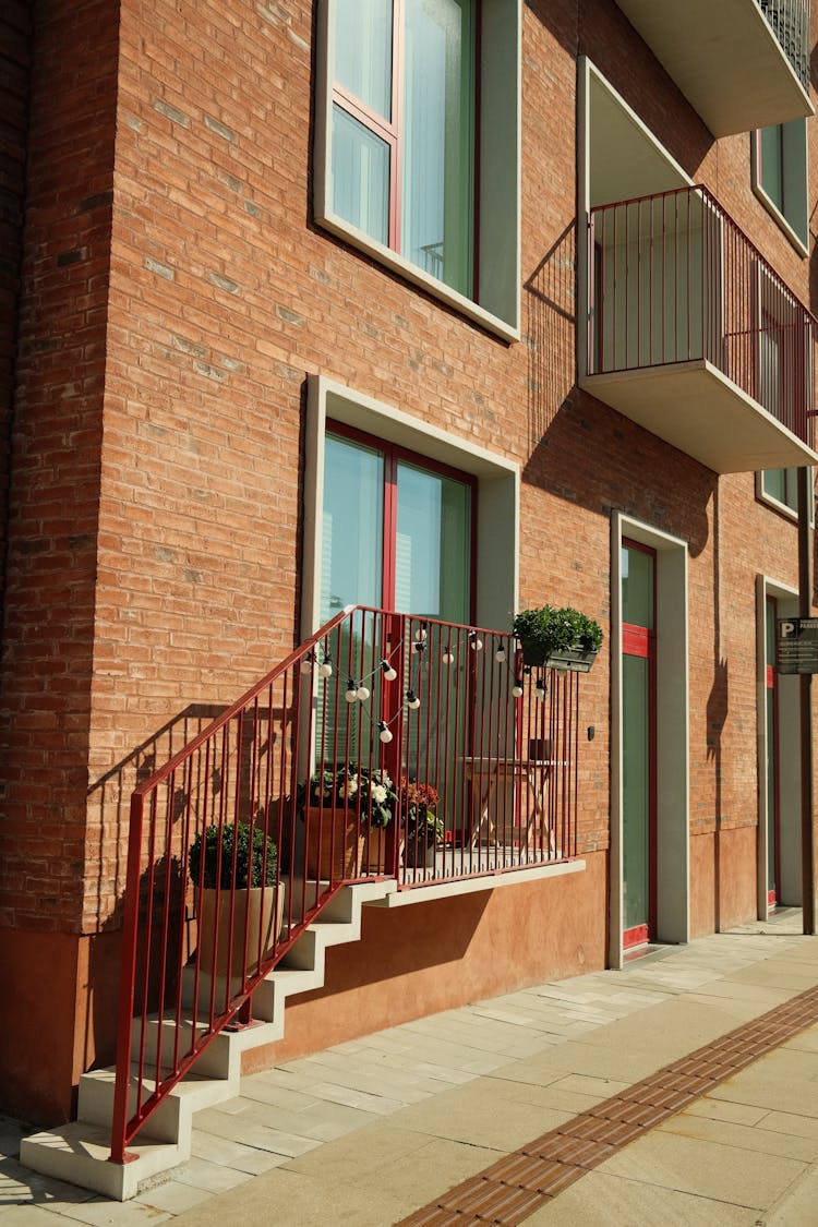 Sunlit Building Wall