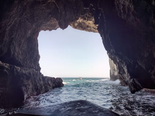 동굴, 바다, 시칠리아의 무료 스톡 사진