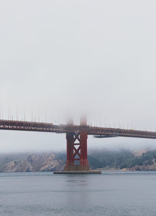 Ingyenes stockfotó függőleges lövés, Golden Gate híd, helyi nevezetességek témában