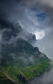 clouds in Switzerland 