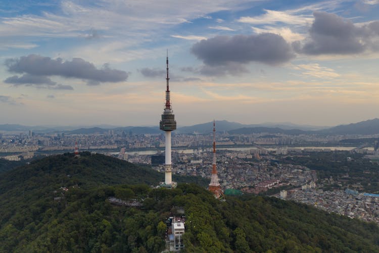 Mountain Peak In South Korea