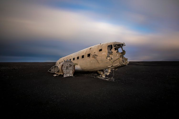 Airplane Wreck On Iceland