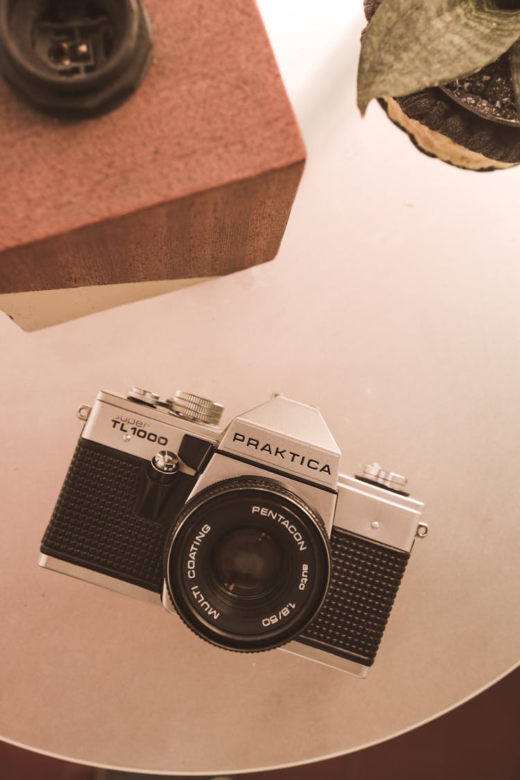 Black And Gray Praktica Camera