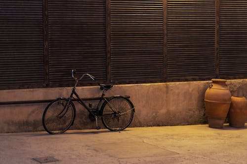 Bike near Wall