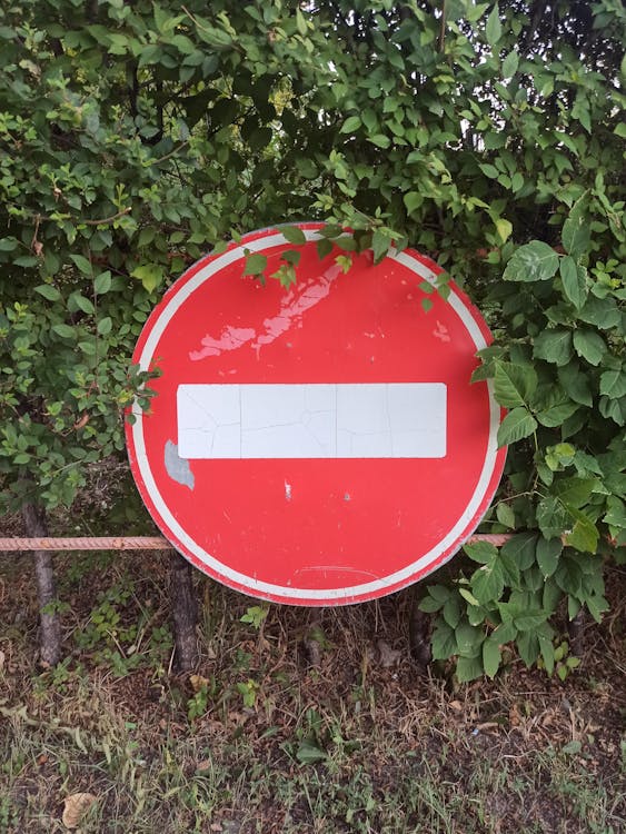 No Entry Road Sign