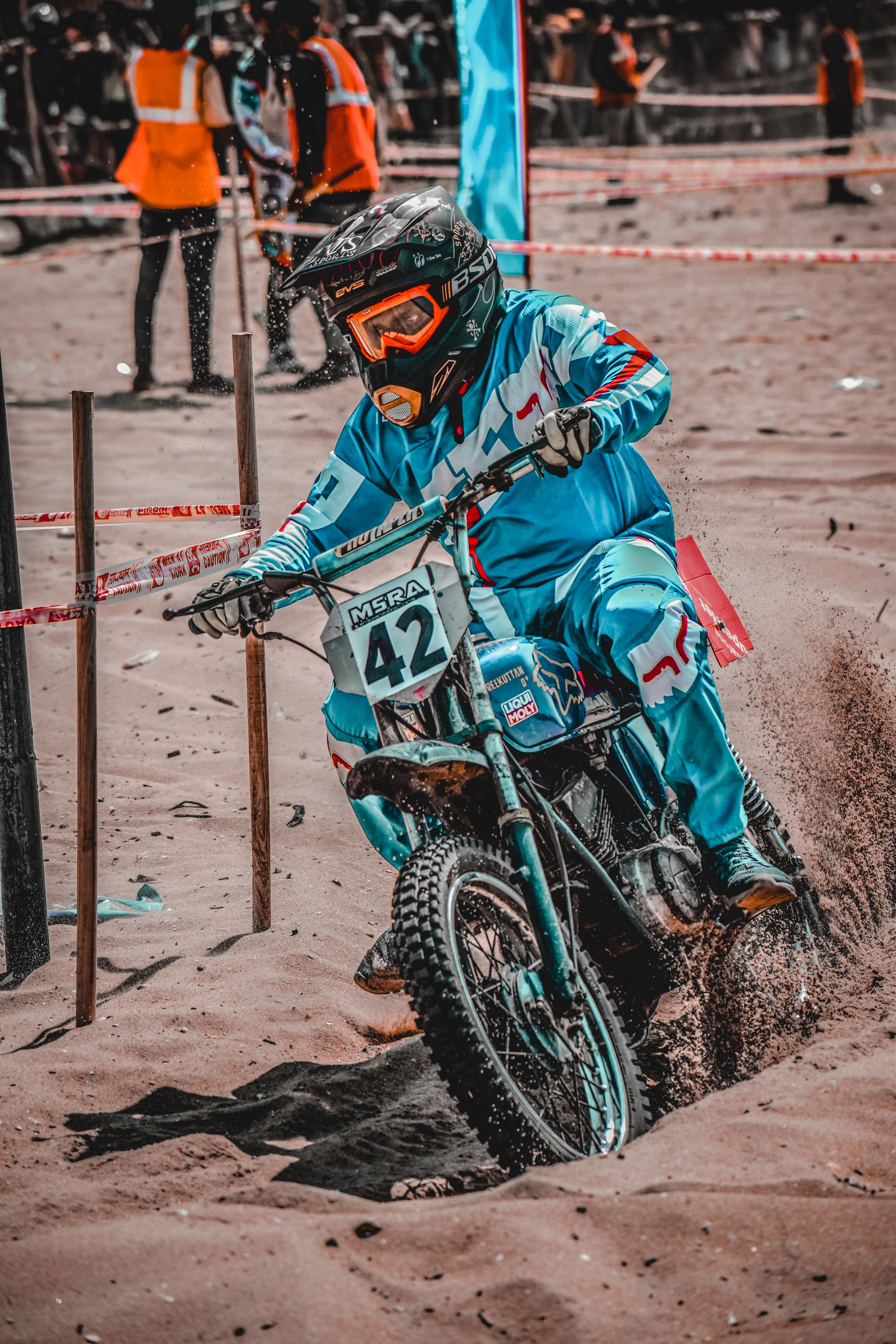 Motocross Rider in Race · Free Stock Photo