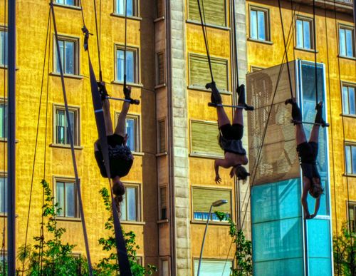 Free Reus - Trapezi 2010 - Baix Camp Stock Photo