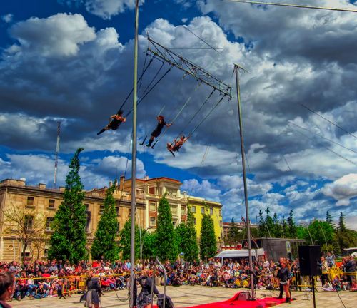 Free Reus - Trapezi 2010 - Baix Camp Stock Photo