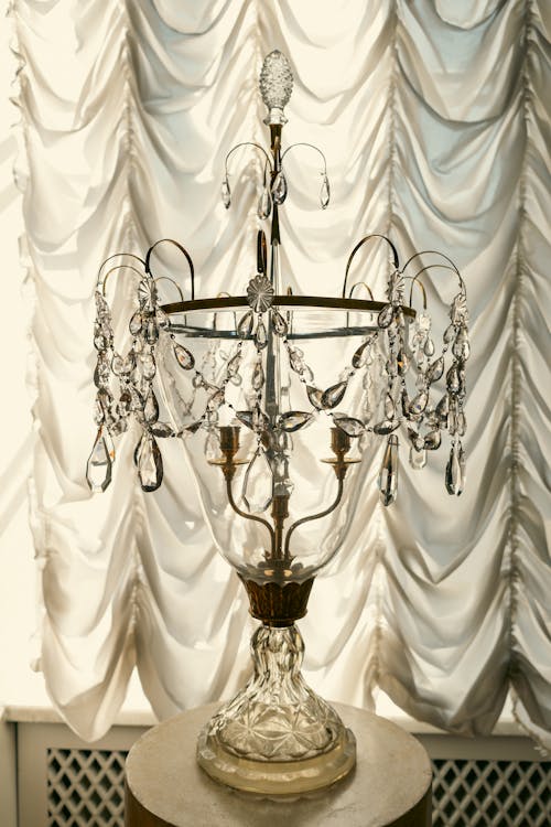 Lamp with Luxury Glass Beads